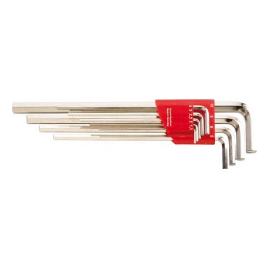 FORMAT 6kt.-Winkelschraubendrehersatz 9-teilig SW: 1,5-10,0mm 