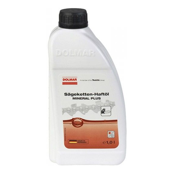 MAKITA/DOLMAR Sägekettenhaftöl 1,0 L.-Flasche, auf Mineralölbasis 