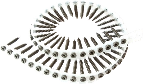 Magazinierte Schnellbauschrauben mit Grobgewinde 3,9 x 30 mm, 1.000 Stück